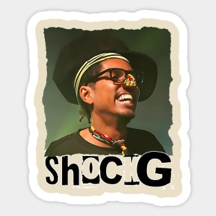 Shock G Vintage Retro Sticker